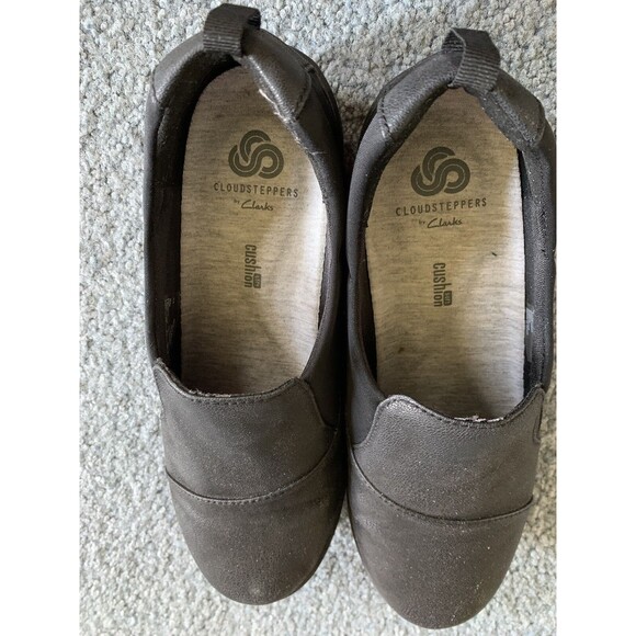 🌻2 for $20🌻Clarks CloudSteppers Womens Black 7 Sillian Paz Slip-On Loafer - Picture 2 of 8